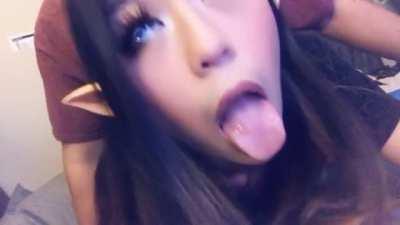 when he sticks it in...thank you daddy