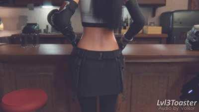 Tifa Lockhart taking her Skirt off [Final Fantasy VII] (lvl3toaster)