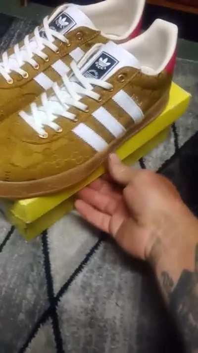 🔥Gucci x Adidas Gazelle's 🔥• Video Review • 97shoe • $45