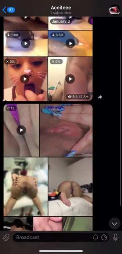 ($5) Bronx Thot Aceiteee 130 videos including sextapes. message for telegram link