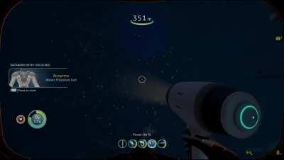 Reaper grabs my Seamoth, instantly destroys it, then leaves at light speed without elaborating further.