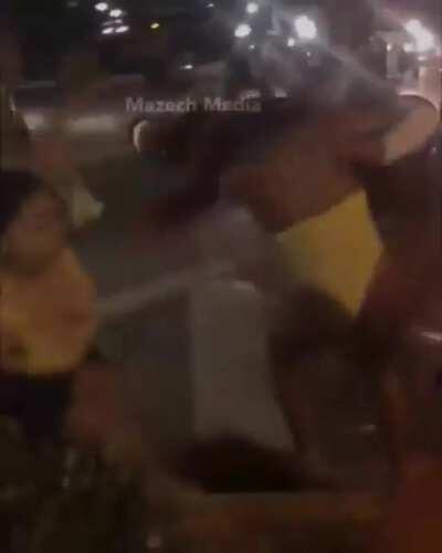 The moment huge fight broke out among group of bikini-clad women in Miami