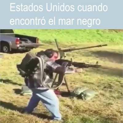 Estados Unidos cuando encontró el mar negro