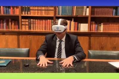 Governo Federal fazendo reunião no Metaverso. Sim, isso é real.