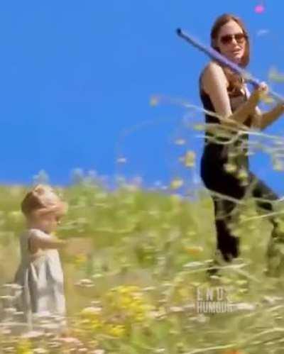 Angelina Jolie had her real daughter act in Maleficient because all the other kids were too scared of her