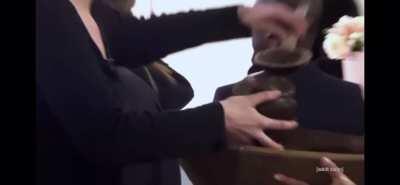 Eric Andrea serves kava