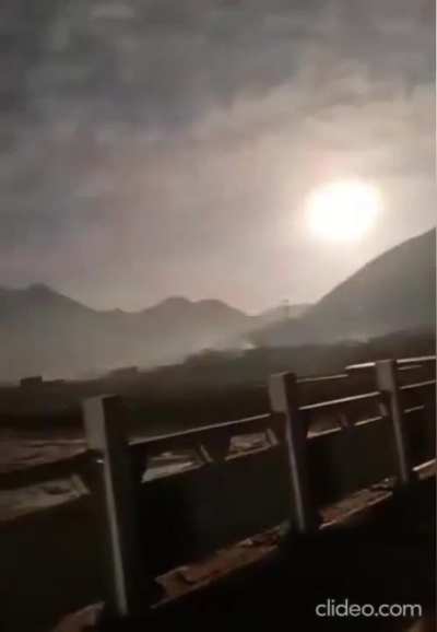 A meteorite fell in Nangkeng County, China