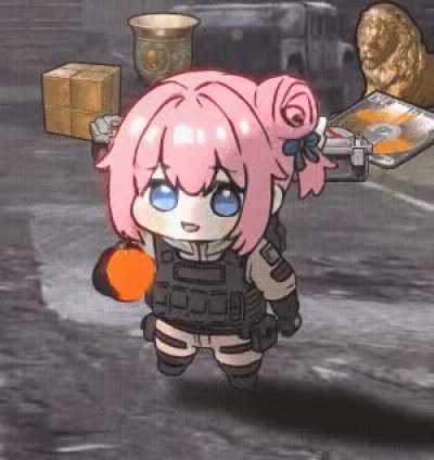 Doro doro~ (Here have an orange, can't have you getting hungry)