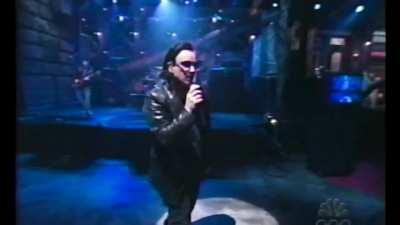 U2 On SNL back in 2000..