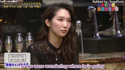 (Eng Sub) A historical moment on Matsumoto's Suberanai Hanashi - Gackt tells a story