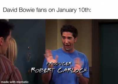 RIP David Bowie, we still miss you 5 years later...