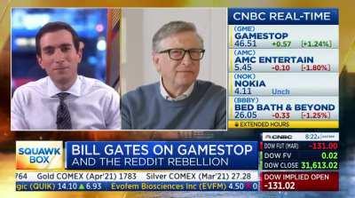 Bill Gates GME interview in JAN - THE SECTION REMOVED LATER