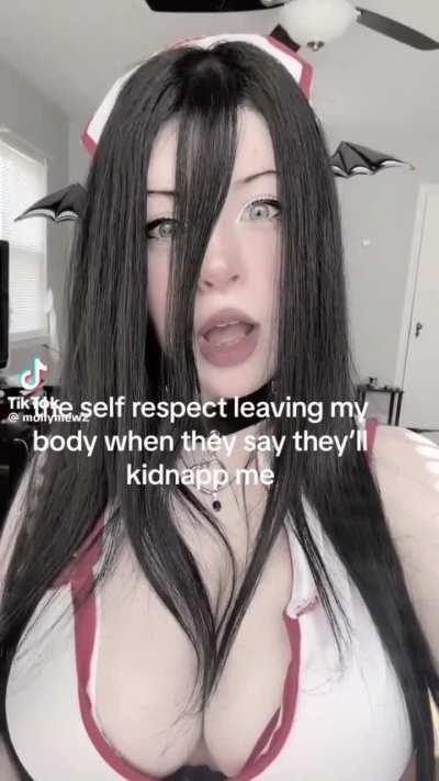 Who needs CPR from big titty goth nurse @mollymew2?