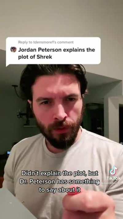 Jordan Peterson explains the plot of Shrek…