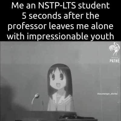 The professor taught me how to be a leader and now I'm putting it to good use