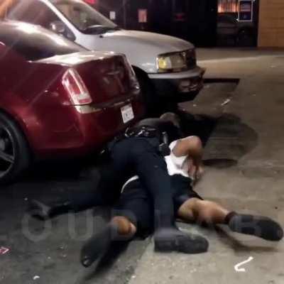 Instant regret attacking an officer