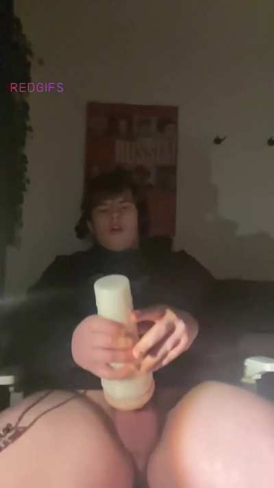 Thrusting my fleshlight (18)