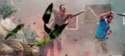 Captain: hey doc this dudes low on oxyge- The liquid oxygenite in my syringe gun