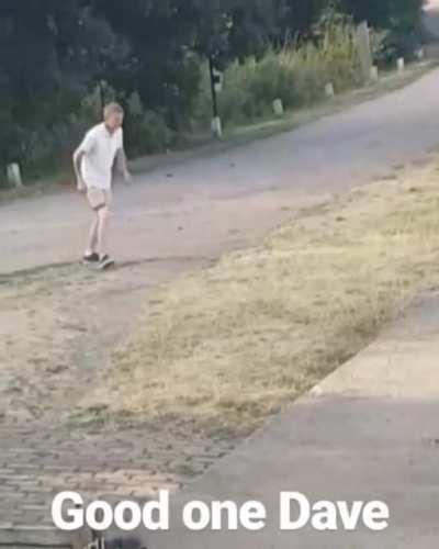 Dave. Trying to jump the lock