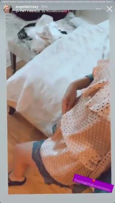 No doubt she’s talking directly to us…