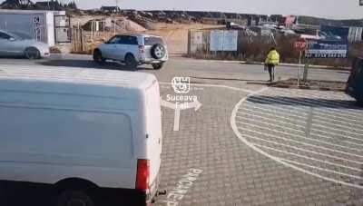 Accidentul din Moara surprins de o camera de supraveghere, acel moment cand ai zile