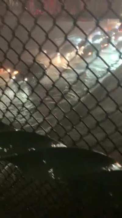 BQE in Brooklyn near cobble hill is a complete pool.