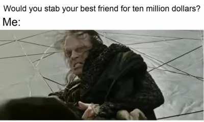 Grima, come down from there