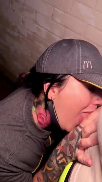 Will your friends beleive you when you tell them that the goth girl at mcdonald's told you to meet her out the back?