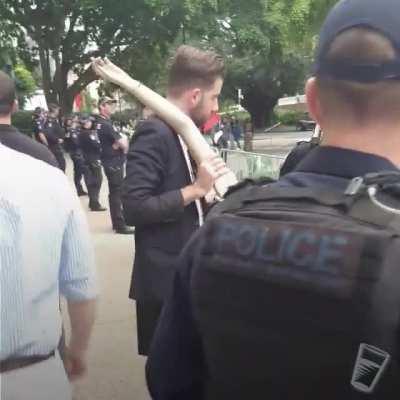 The perfect use of prop comedy XD