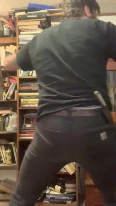 Practicing that tactical Emerson pocket deployment. Never stop training?