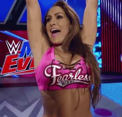 Nikki Bella does the YES movement better than Brie