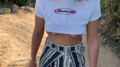 What a lovely nude walk on the forest! There were a lot of dogs on this one, thankfully I love dogs so I wasn't scared at all. I end this video totally nude, the +10min version is already available on my premium platforms 😊