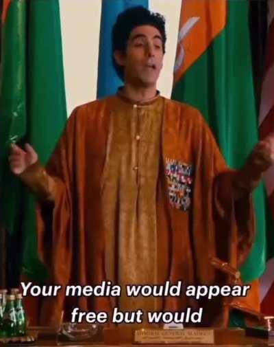 A movie describing current situation of our country