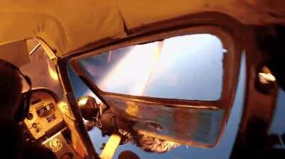 Sky Diving from a Plane Crash