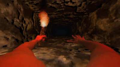 You Can Now Equip (and Run Out Of) Torches in My Caving Horror Game.