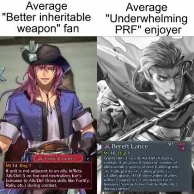 People say his weapon is shit, meanwhile I'm just happy he's finally in FEH.