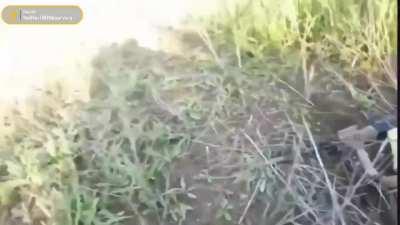 Video showing how the defenders of Ukraine never leave their own behind. Even during intense battles, the heroes are always looking out for each other. 