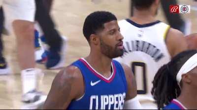 [Highlight] Paul George is up to 21 points as he swishes home his 5th three-pointer of the night to extend the Clippers' lead to 17!
