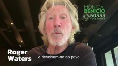 O Roger Waters, um dos fundadores do Pink Floyd, tem uma mensagem pra você do Rio de Janeiro.