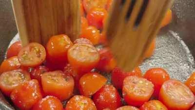Cherry Tomato Omelette Recipe 🍅🥚