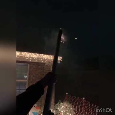 Damn talk about a lucky shot