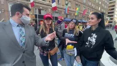 Women for Trump at the Million MAGA March