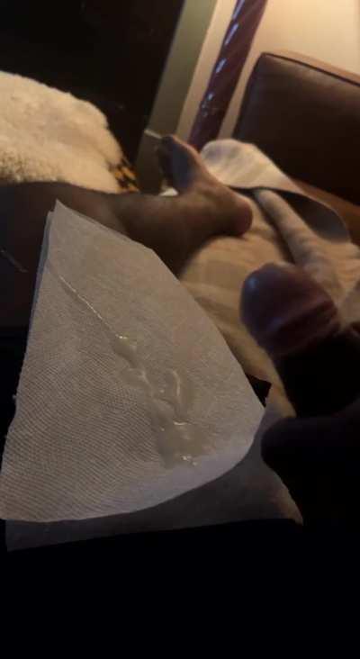 Shootin some ropes. Would you swallow? 😈