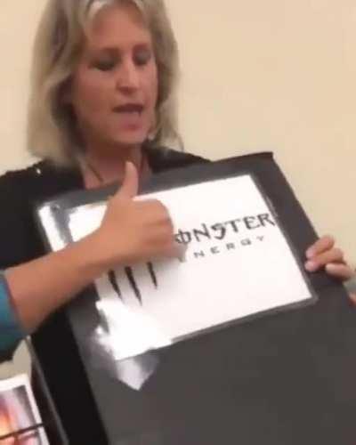 Monster is the official drink of Satan.