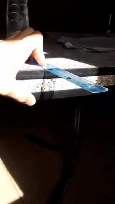 An example of how a cameras capture rate changes due to the amount of light being let into the camera