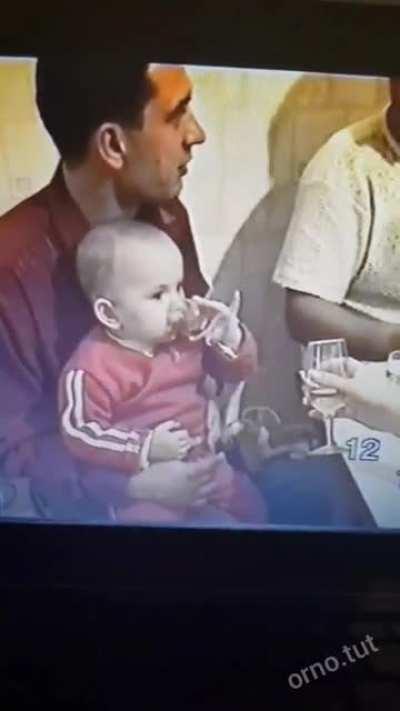 In Russia, they start very young