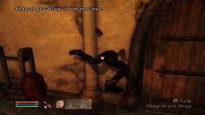 [Oblivion] Uh...well met, I guess?