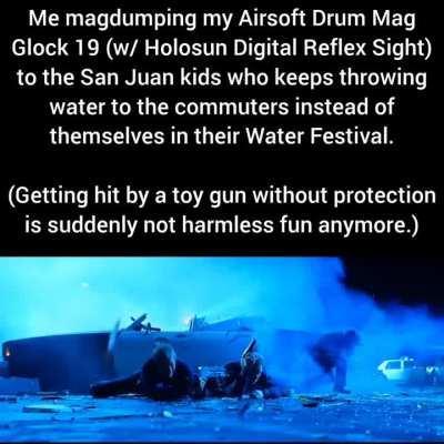 Wattah Gun vs 500 FPS Airsoft Gun🔫