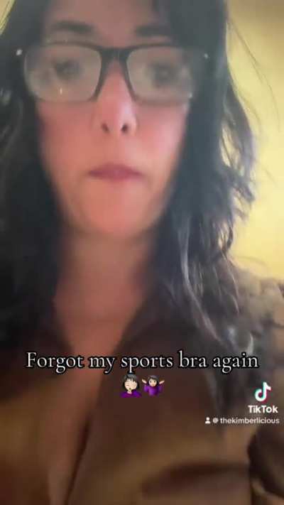 How can you exercise without a sports bra? Milfs