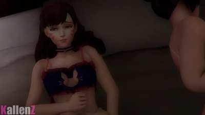 D.va (& Mei) OW 3D porn